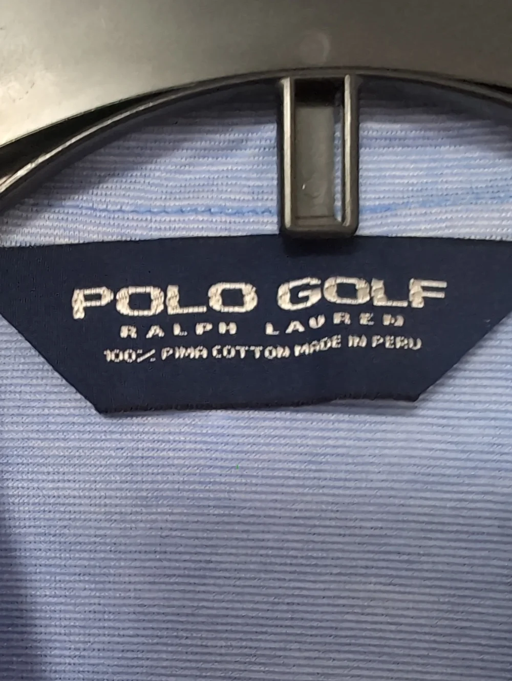Polo by Ralph Lauren Pale Blue Short-Sleeve Polo Shirt. Size Large